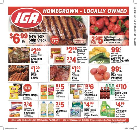 iga weekly ads foothills